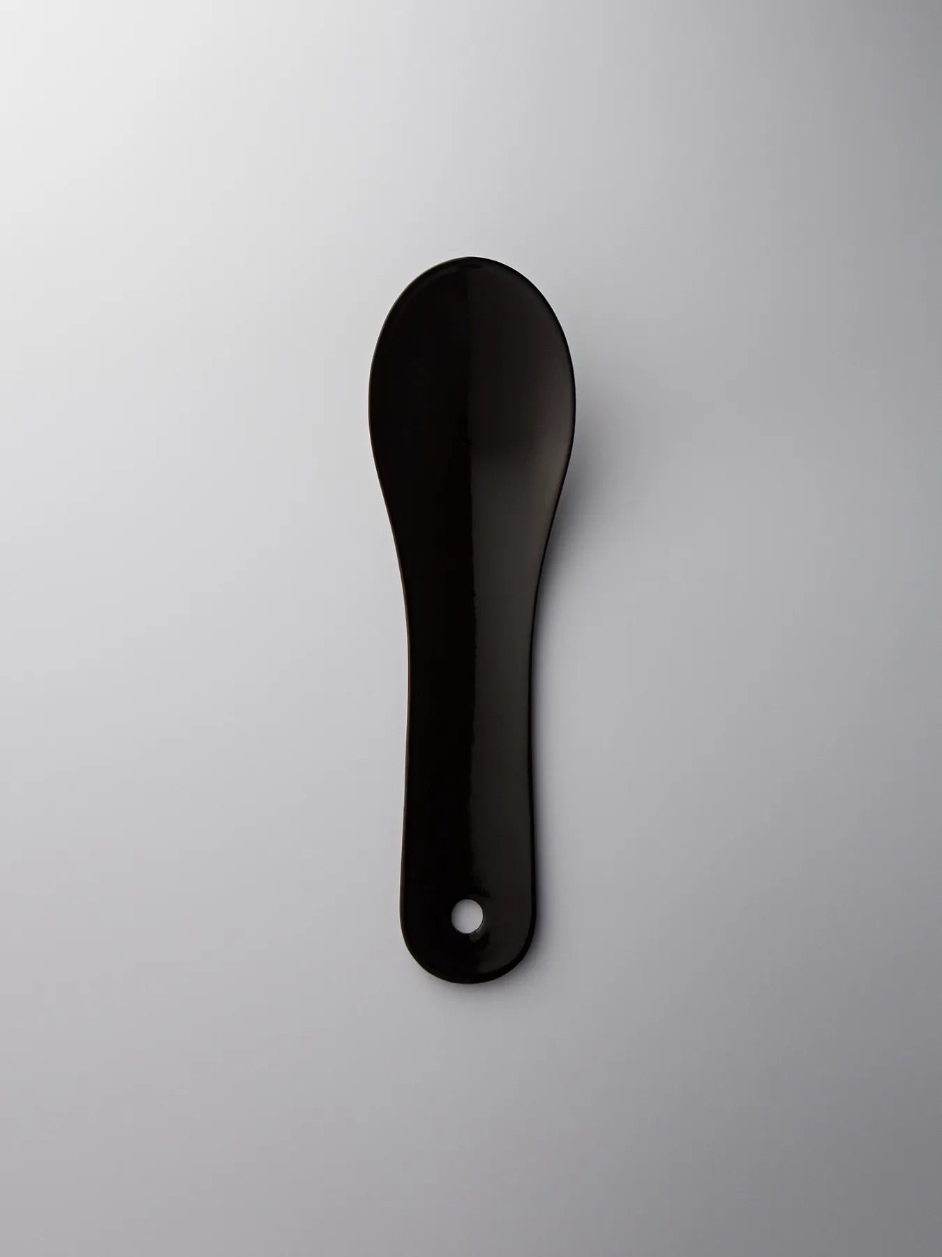 SARO Spoon in Black Enamelled