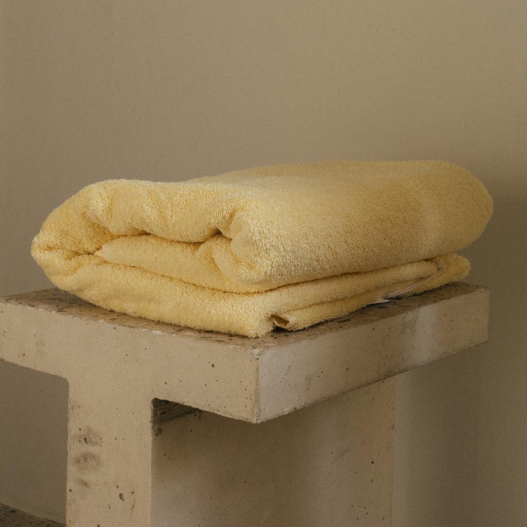 Pale Yellow Heavy Towel by Frama I Towel I The Plant Society Melbourne Home and Plant