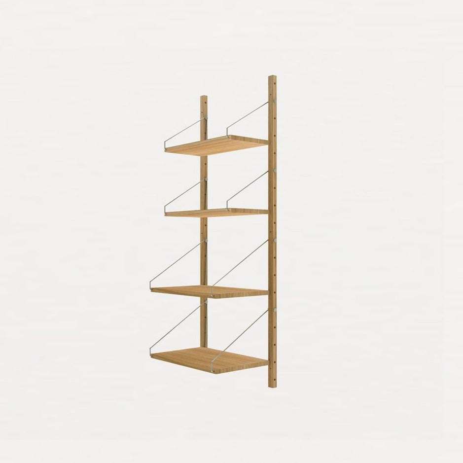 PRE-ORDER I Shelf Library H1148cm  W40cm by FRAMA | Natural