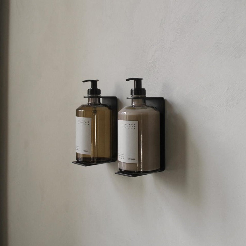 FRAMA Apothecary Wall Display Matte Black Steel  for  375ml bottles - THE PLANT SOCIETY
