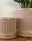 Russet Fluted Planter by Arcadia Scott