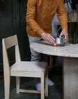 PRE-ORDER I Chair 01 Natural Wood Frame Natural Wood Seat by FRAMA
