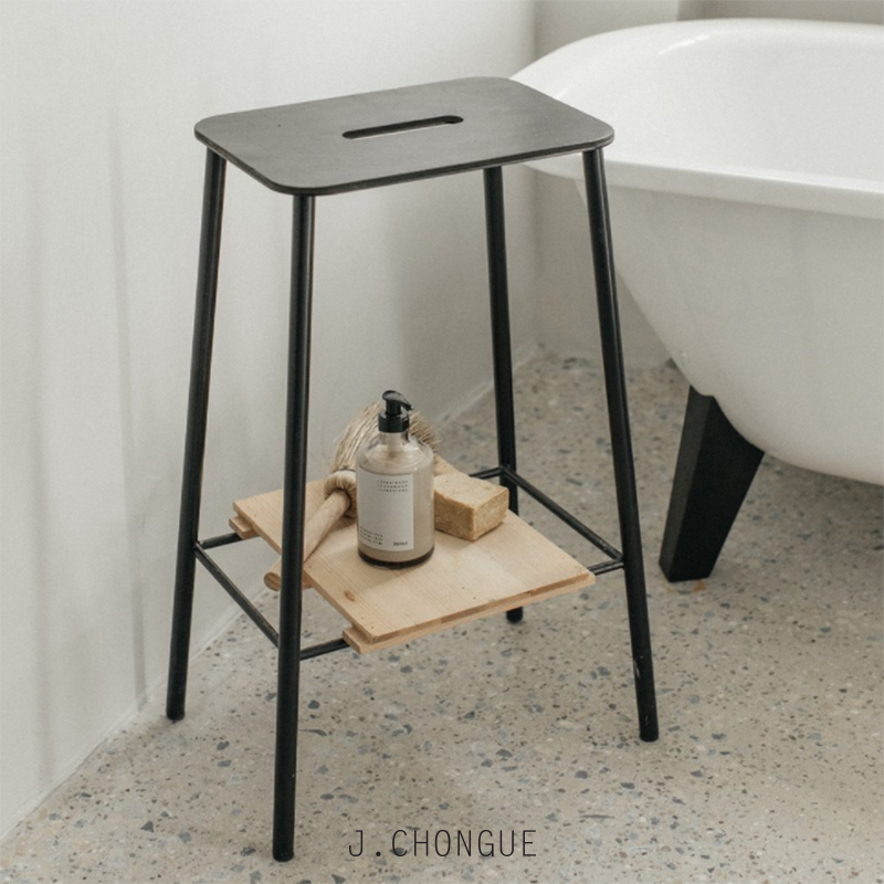 IN-STOCK |Adam Stool Mono| Black by FRAMA