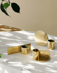 Fundament Candle Holders Brass by FRAMA - THE PLANT SOCIETY