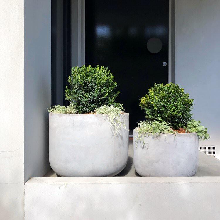 Gardener's Planters Cement Grey