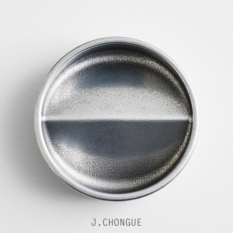 Vide Pouche Rond Extra Large Aluminium by Henry Wilson - THE PLANT SOCIETY ONLINE OUTPOST