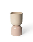 Two Tone Planter in Sand/Orchid by Lightly Design