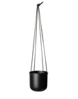 Hanging Planter Black by Lightly Design