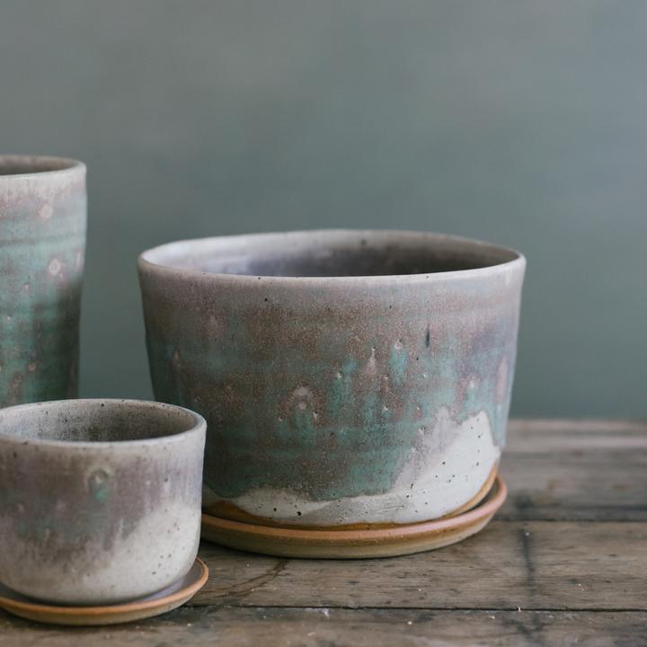 Moss Green Planter by Leaf & Thread - THE PLANT SOCIETY