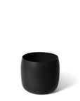 Spun Planter in Black by Lightly Design
