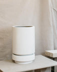 Tall Pier Planter white by The Plant Society