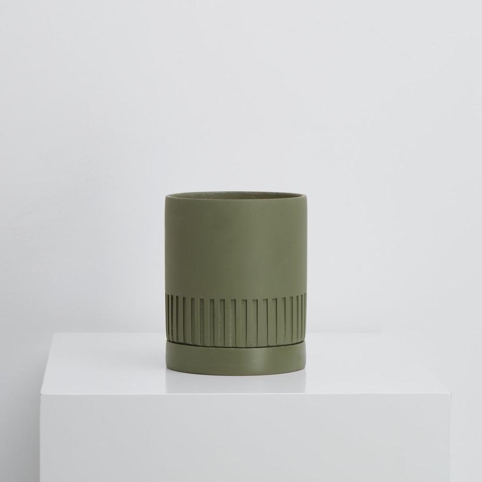 Etch Planter in Agave by Capra Designs