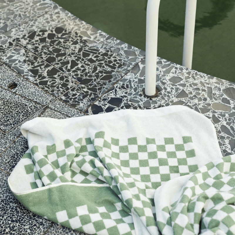 Roman Pool Towel by Baina -  Sage & Chalk - THE PLANT SOCIETY