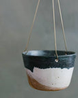 Landscape Brass Hanging Planter by Leaf & Thread