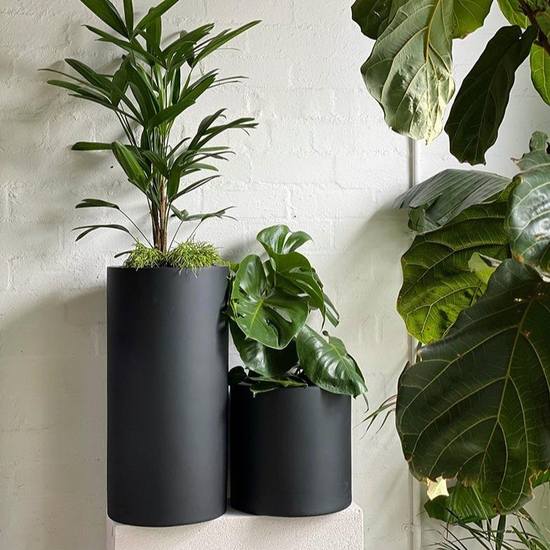 tall pots with plants Tall Tub Planter