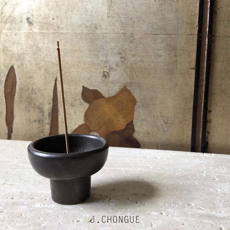 Incense Burner Black Bronze by Henry Wilson - THE PLANT SOCIETY