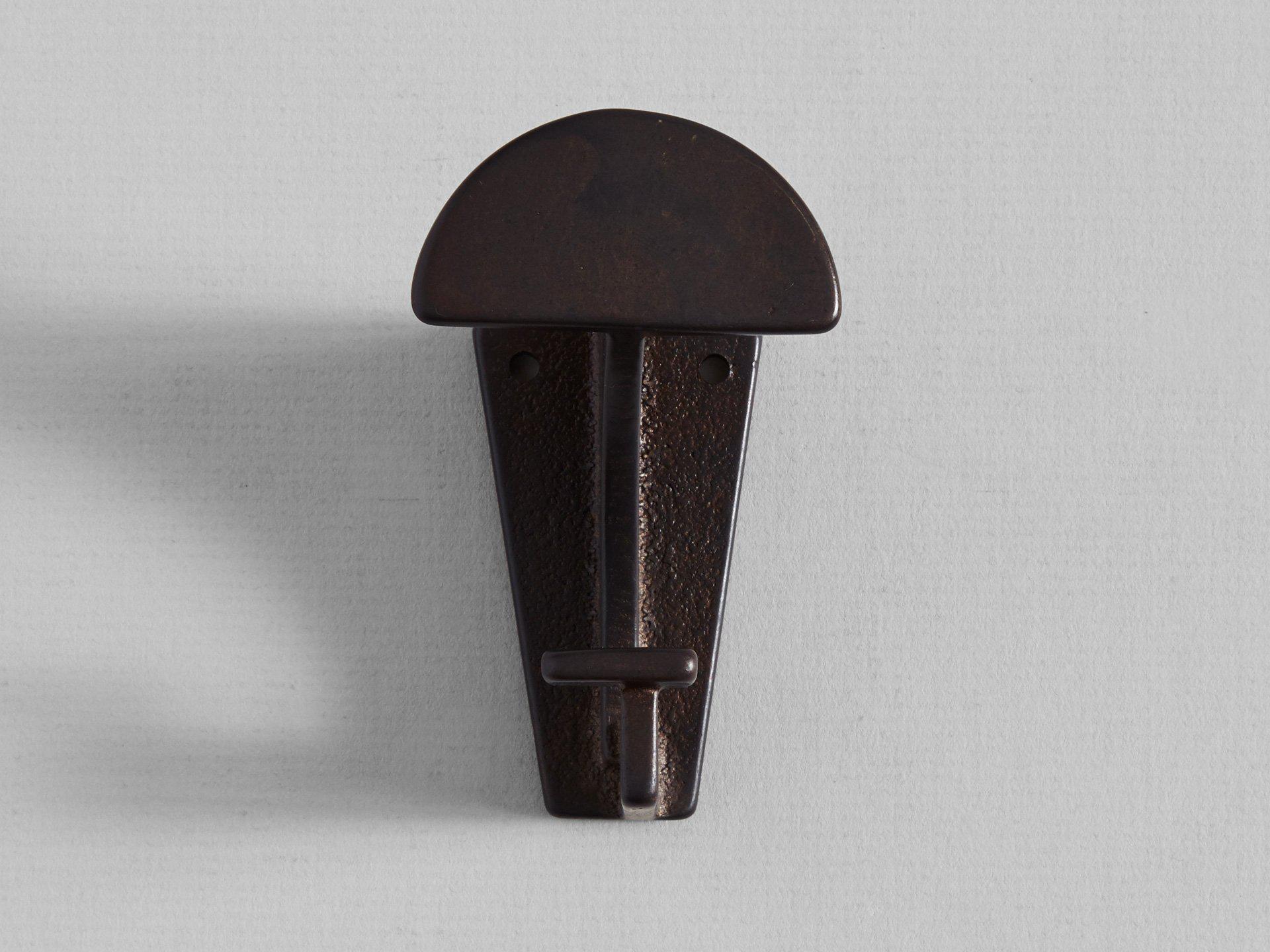 Compass Hook Blackened Bronze by Henry Wilson - THE PLANT SOCIETY