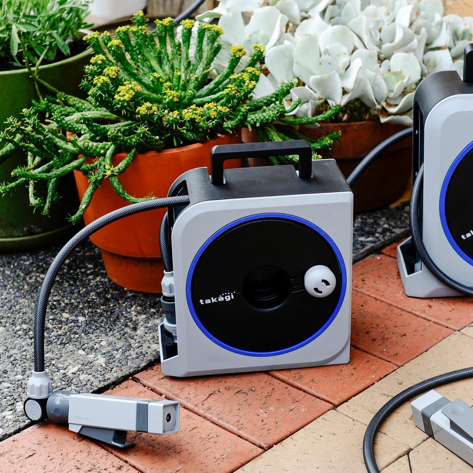 Compact Hose Reel Nano Next by Takagi - THE PLANT SOCIETY