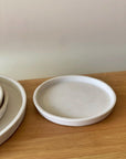 White Ceramic Saucer