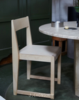 PRE-ORDER I Chair 01 Natural Wood Frame Natural Wood Seat by FRAMA