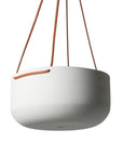 Hanging Planter White Large by Lightly Design