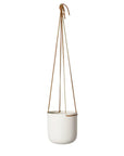 Hanging Planter White by Lightly Design