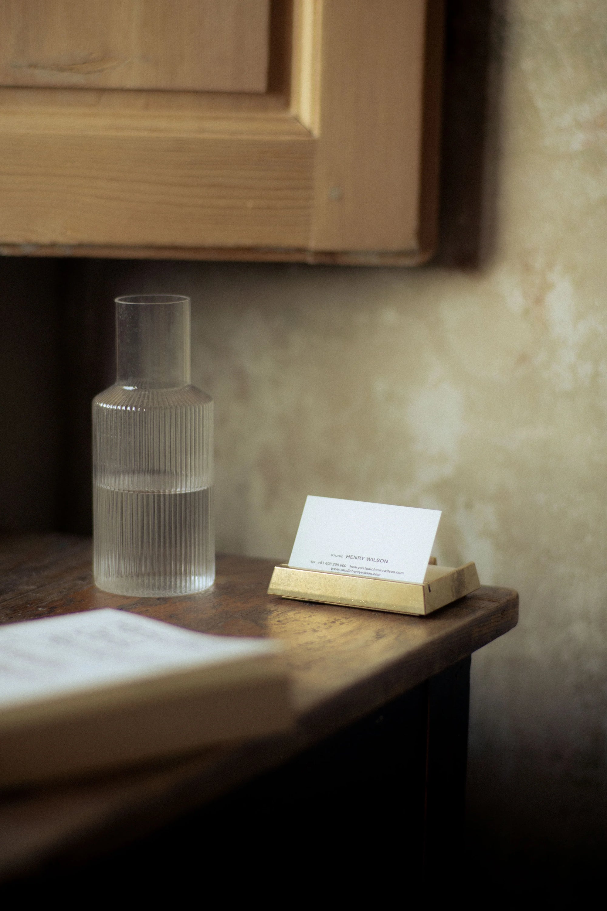 Business Card Holder Tray by Henry Wilson