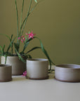 Oatmeal Minimalist Planter by Arcadia Scott