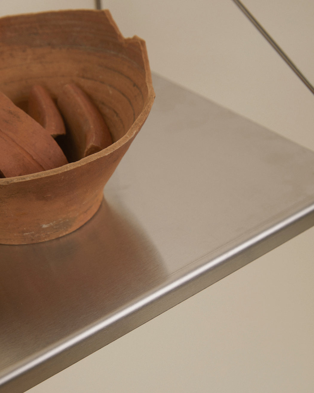 IN-STOCK | Shelf Stainless Steel D20 W80cm by FRAMA – THE PLANT