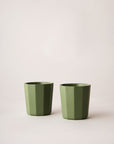 Facet Latte Cups - Two Set by Angus & Celeste