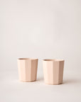 Facet Latte Cups - Two Set by Angus & Celeste