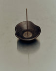 Mono Incense Holder in Blackened Bronze by Henry Wilson