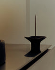 Mono Incense Holder in Blackened Bronze by Henry Wilson