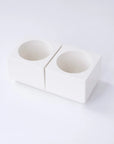 PAIR CUBIC Planter