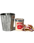 Recycled Steel Trash Can / Octagon by Puebco
