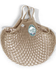 Small Net Shopping Bag with Short Handle