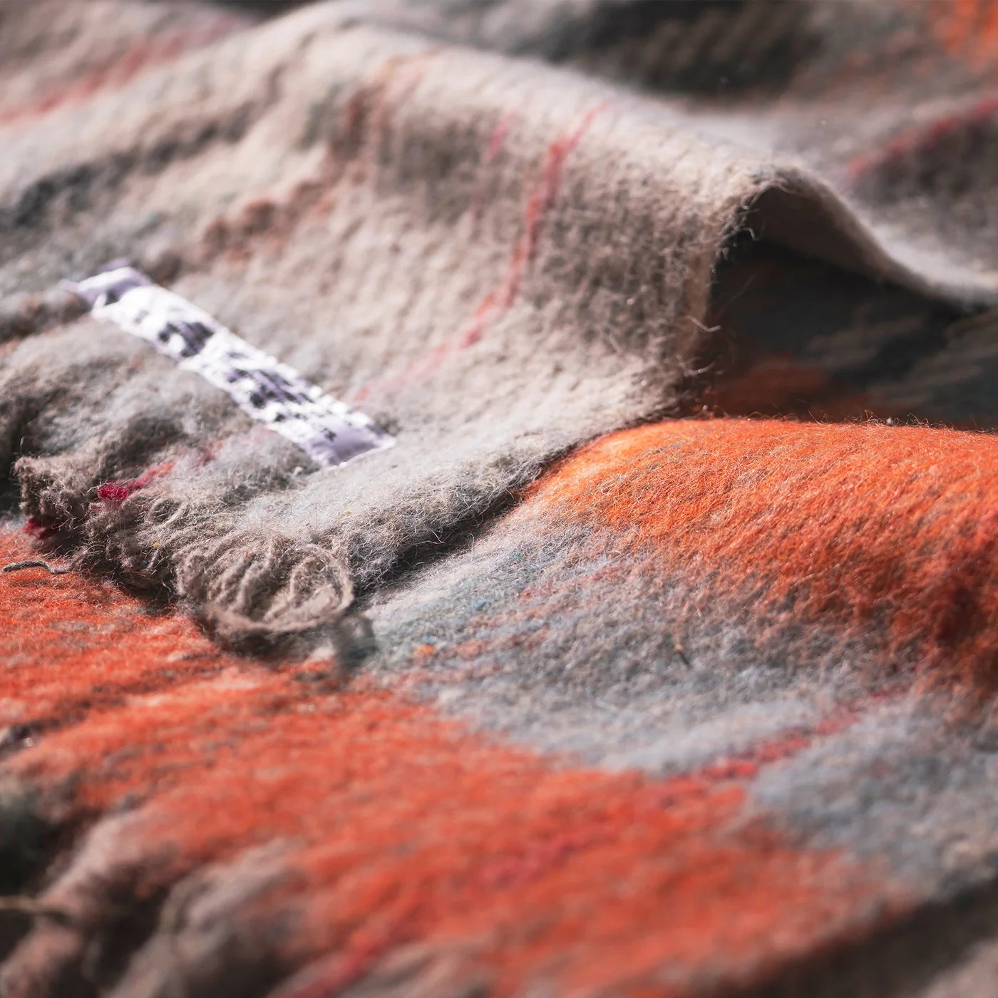 Recycled Wool Mix Blanket by Puebco