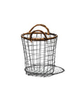 Rattan Top Wire Basket by Puebco