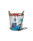 Rattan Top Wire Basket by Puebco