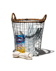 Rattan Top Wire Basket by Puebco