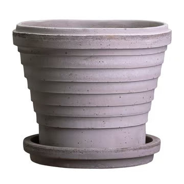 Neptune Raw Pot and Saucer by Bergs Potter
