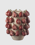 Capri Vase in Pink & Cream