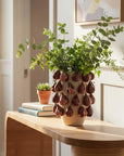 Capri Vase in Pink & Cream