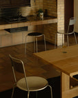 PRE-ORDER | Petit Rond Stool | Stainless Steel | FRAMA