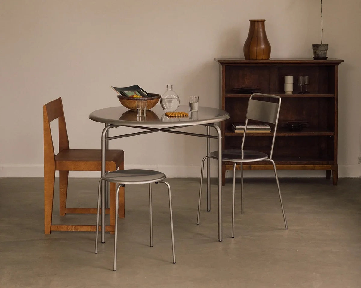 IN-STOCK | Petit Rond Table | Ø90 | Stainless Steel | FRAMA