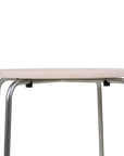 PRE-ORDER | Petit Rond Stool | Stainless Steel / Leather Seat | FRAMA
