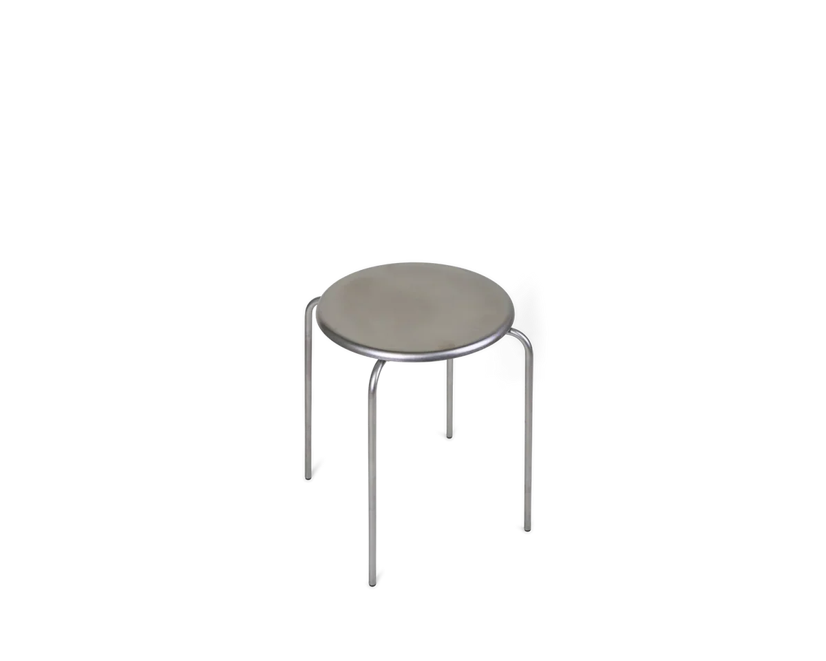 PRE-ORDER | Petit Rond Stool | Stainless Steel | FRAMA