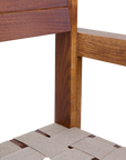 IN-STOCK | Symmetry Armrest Chair | Honey Ash Wood | Oat Fabric by FRAMA
