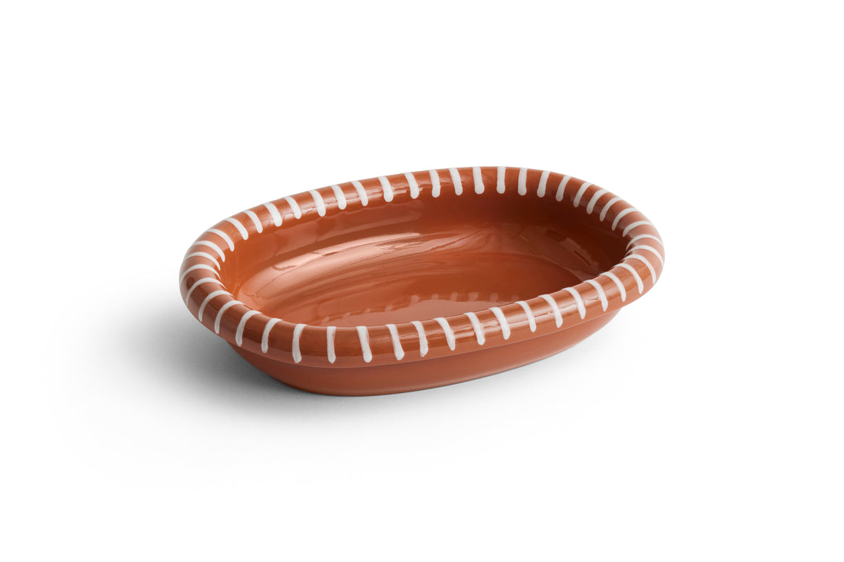 Barro Oval Dish by HAY