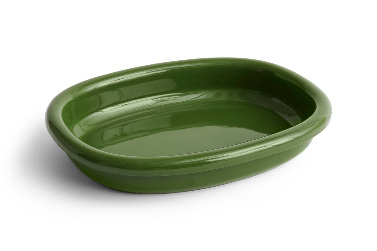 Barro Oval Dish by HAY